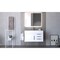 Castello Usa Nile 36" Wall Mounted Vanity With White Top Andand Chrome Handles CB-MC-36W-CHR-2053-WH - alternate 7